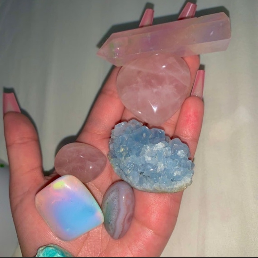 LAST ONE! Crystal Mystery Bag Confetti Scoop Bundle Gift Set Healing Crystals